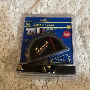 90° Laser Leval DUAL BEAM HORIZONTAL or VERTICAL, Double Bubble Levels NOS